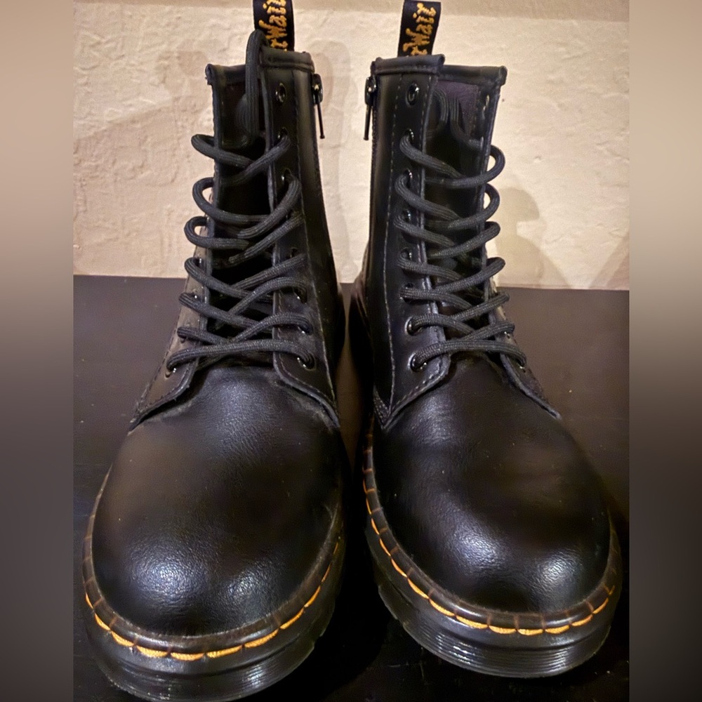 Dr. Martens Black Lace-Up Boots Like New